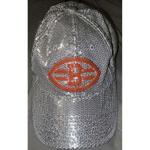 *RARE Exclusive VICTORIA'S SECRET PINK CINCINNATI BENGALS Sequins Hat C29
